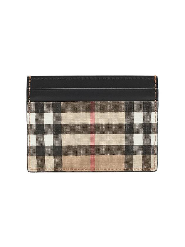 Burberry Vintage Check Canvas Card Wallet Archive Beige