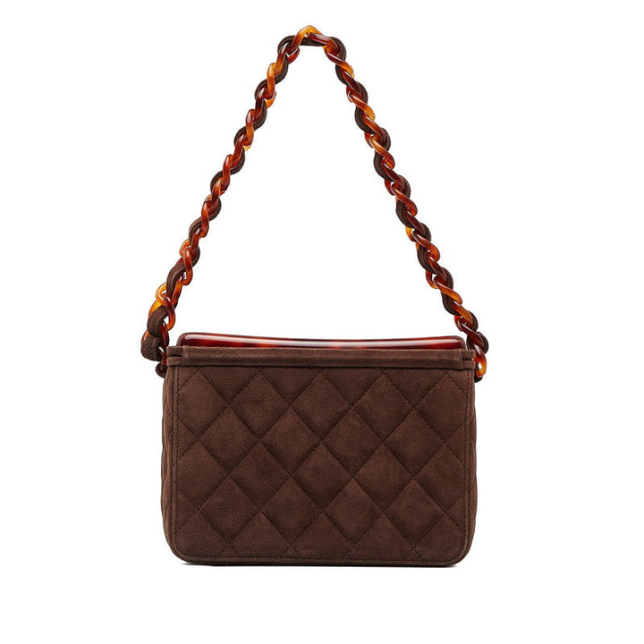 Top Quality Chanel Matrases Cocomark Chain Vanity Bag Brown wedish Lady Chanel
