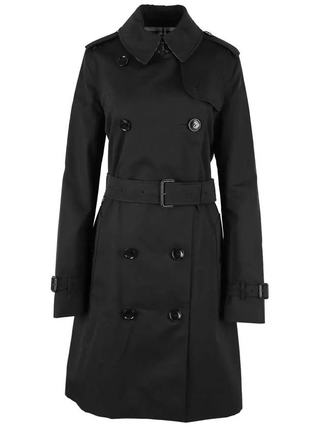 Burberry WoMen's Kensington Trench Coat Black