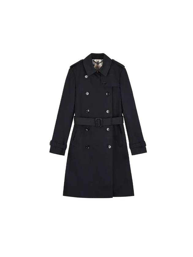 Burberry Harbon Long Trench Coat Black