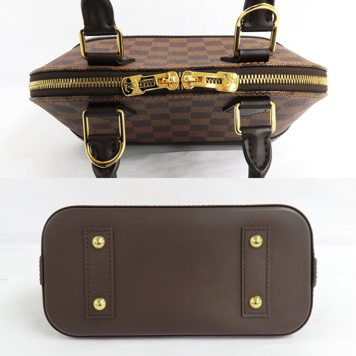 Louis Vuitton ALMA BB N41221 Damier Evene Handbag 2WAY Shoulder Bag Crossbody Brown G Gold  Padlock Lugg  Key Leather