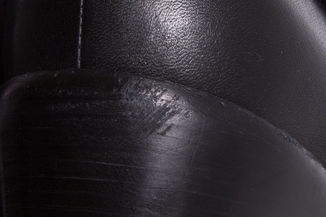 Cole Haan Black Wedge Boots SZ 10