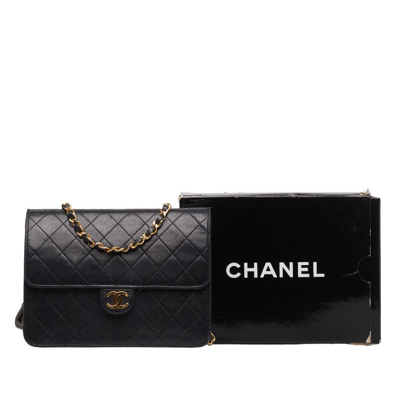 Top Quality Chanel Matrases Coco Pushlock Chain Shoulder Bag Black  S  Chanel