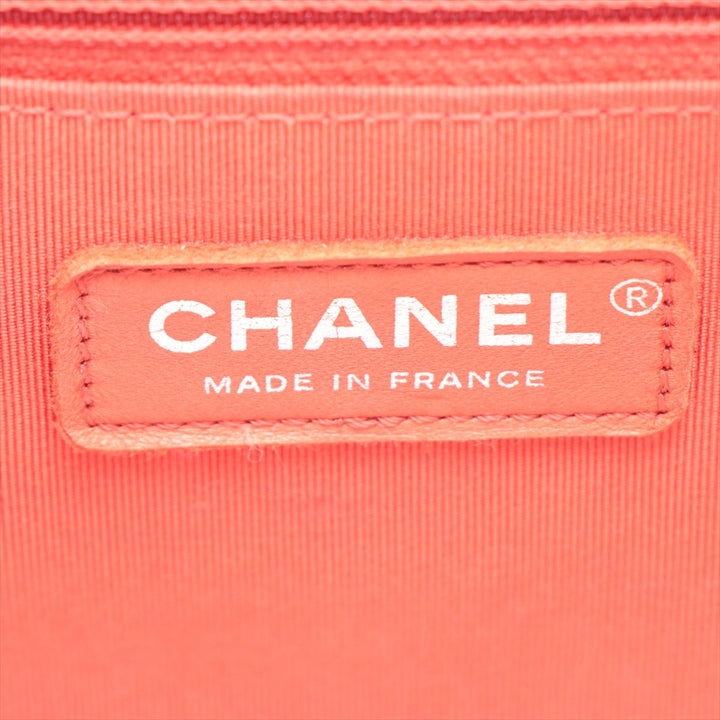 Top Quality Chanel Boy Top Quality Chanel Leather Chain Shoulder Bag Red Silver Gold