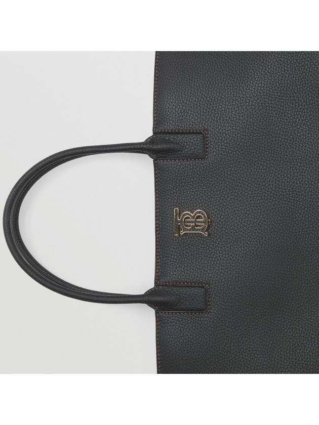 Burberry TB Logo Frances Medium Tote Bag Black