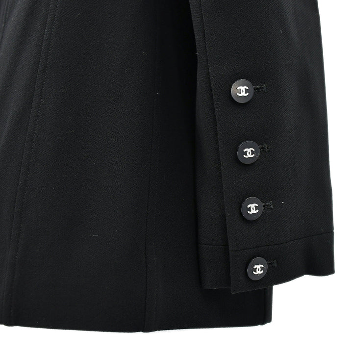Top Quality Chanel Spring 1996 Single Breasted Jacket Black 96P #40