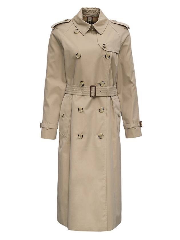 Burberry Waterloo Heritage Long Trench Coat Beige