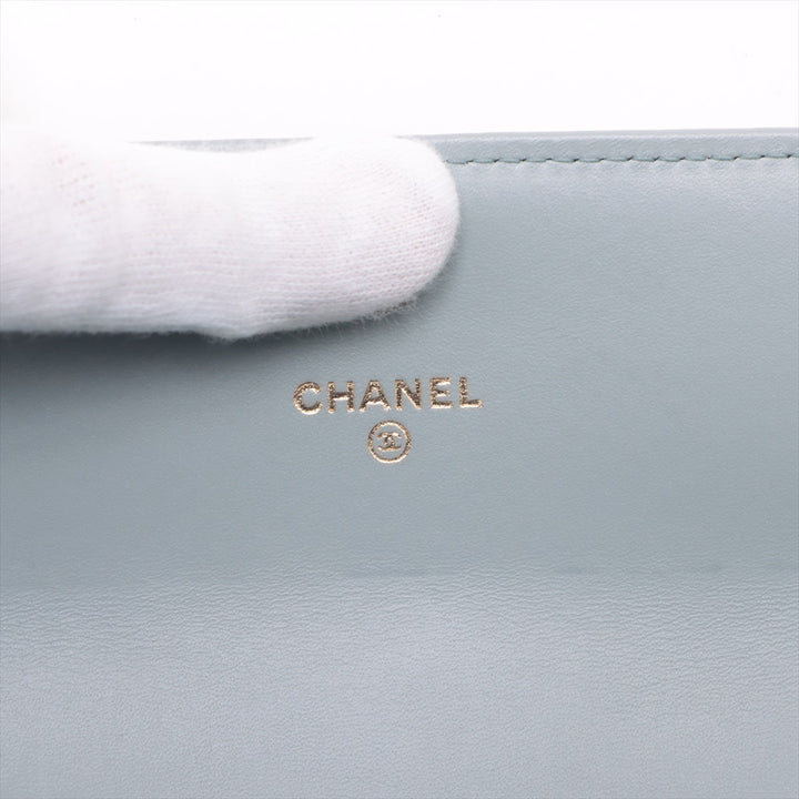Top Quality Chanel Coco Croco Wallet Gr Gold  18th