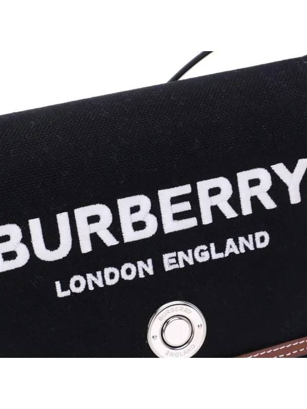 Burberry Cotton Technical Leather Cross Bag
