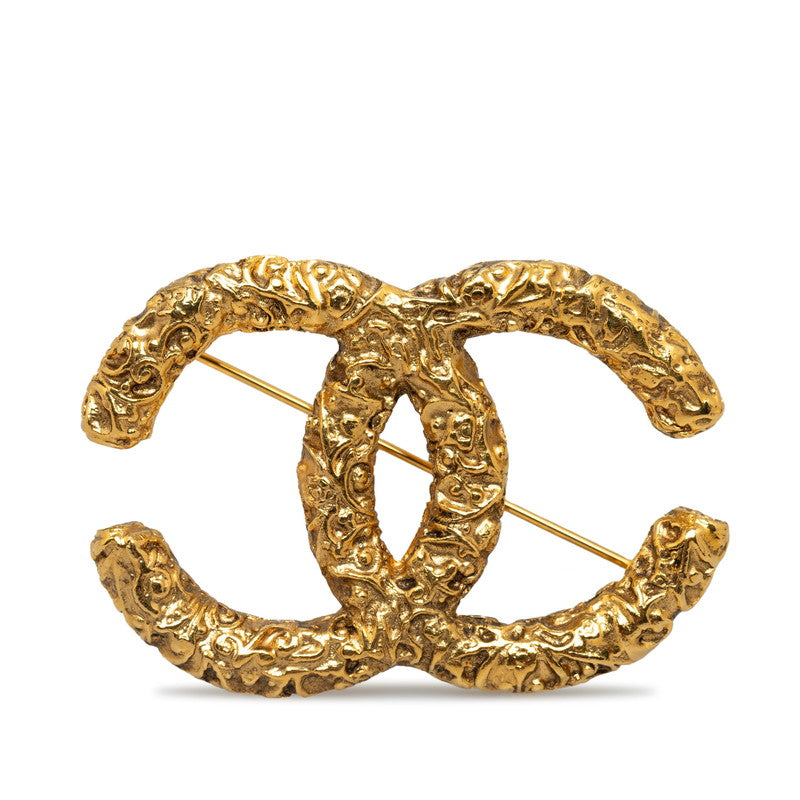 Top Quality Chanel Vintage  Cocomark Rage Brochure Gold   Chanel