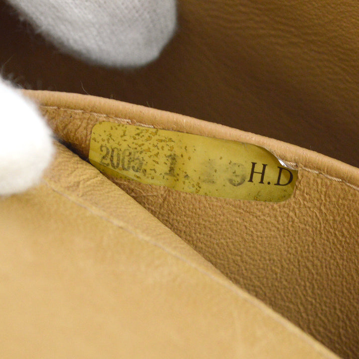 Top Quality Chanel 2004-2005 Beige Lambskin East West Choco Bar Chain Shoulder Bag