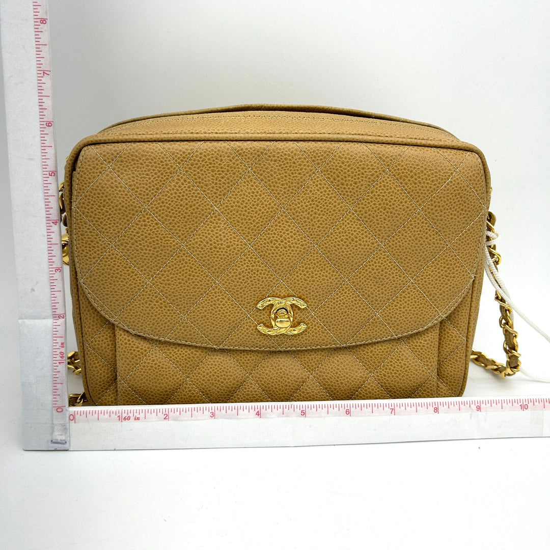 Top Quality Chanel Cabian Skin Chevron Fringe Chain Shoulder Bag Leather LA29807