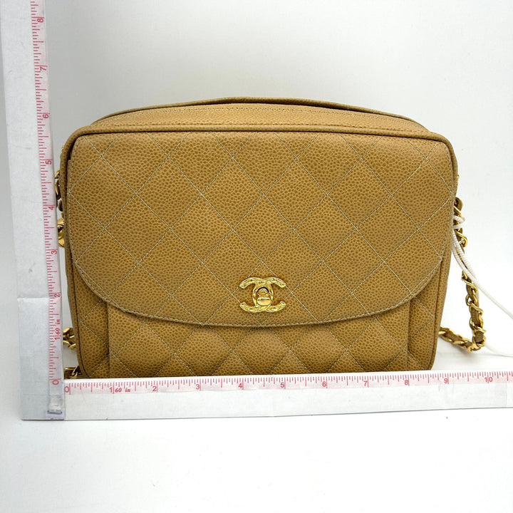 Top Quality Chanel Cabian Skin Chevron Fringe Chain Shoulder Bag Leather LA29807