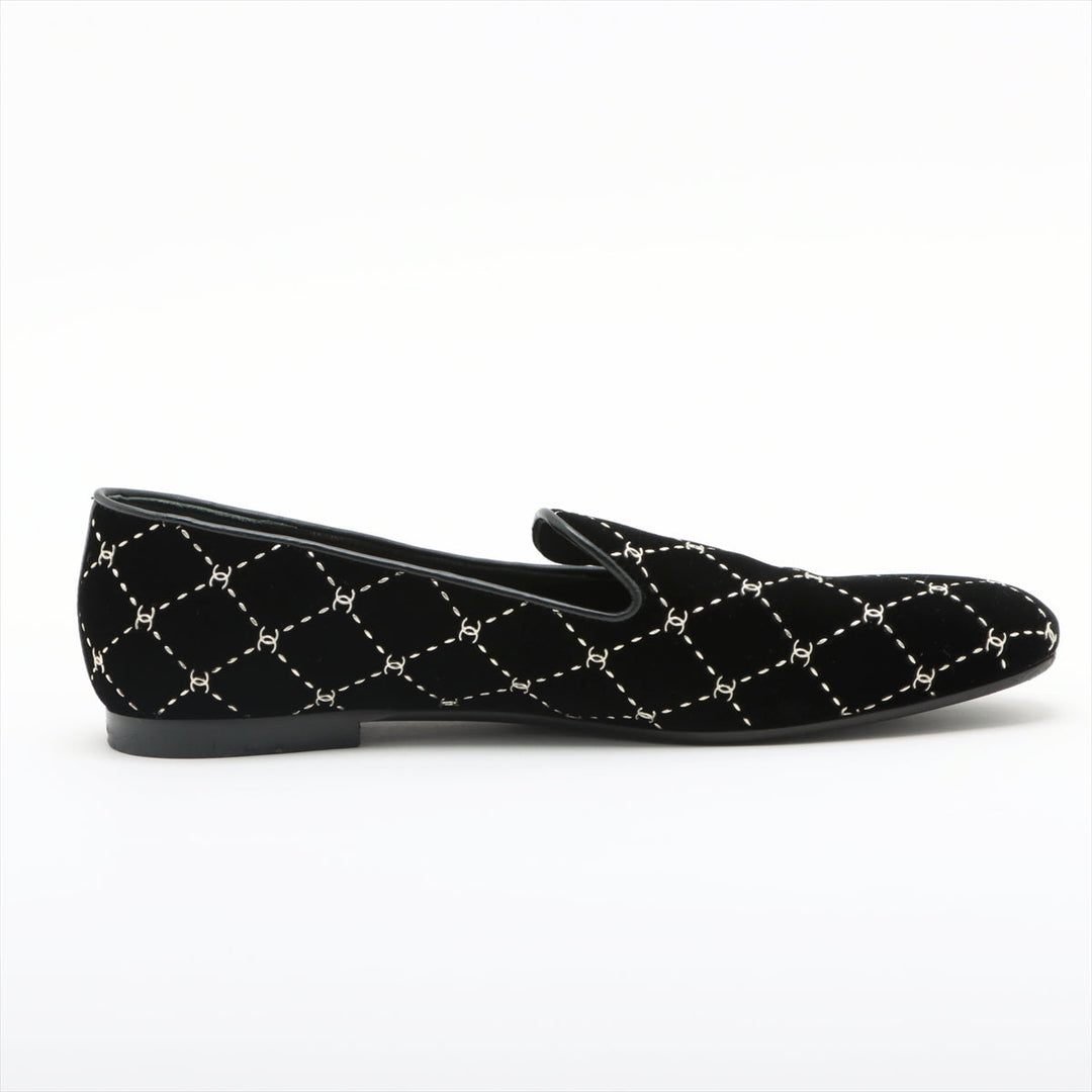 Top Quality Chanel Coco Belloor X Leather  39C  Black G33126 Opera Shoes