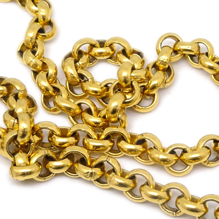 Top Quality Chanel CC Chain Pendant Necklace Gold 3067