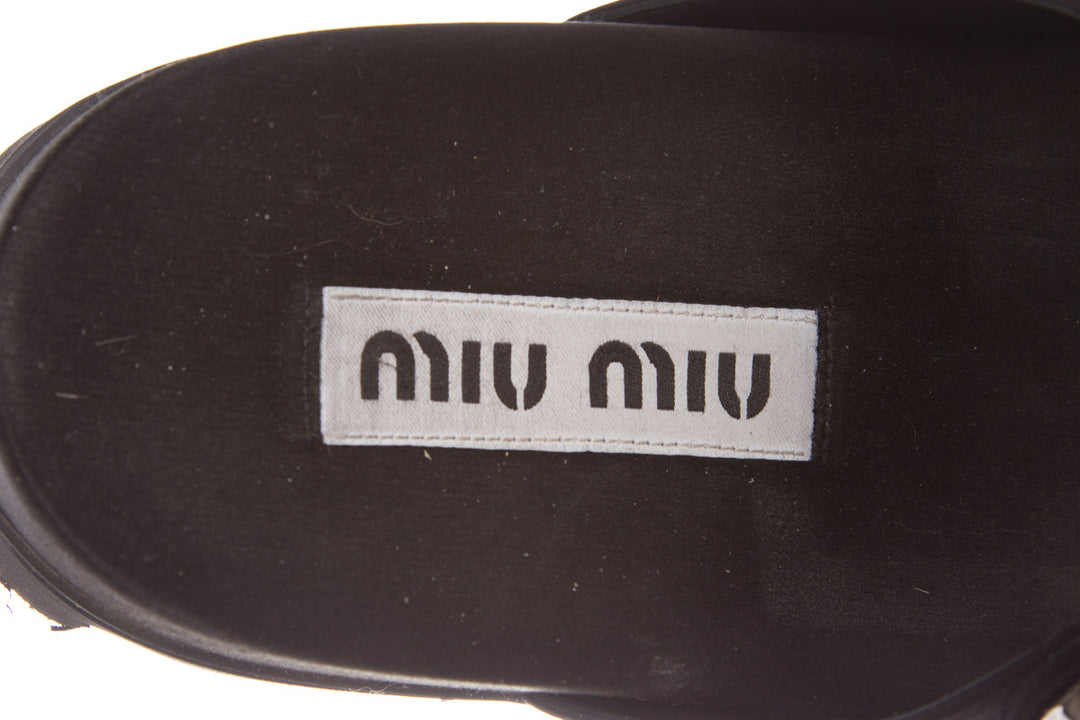 Miu Miu Black Sandals SZ 39