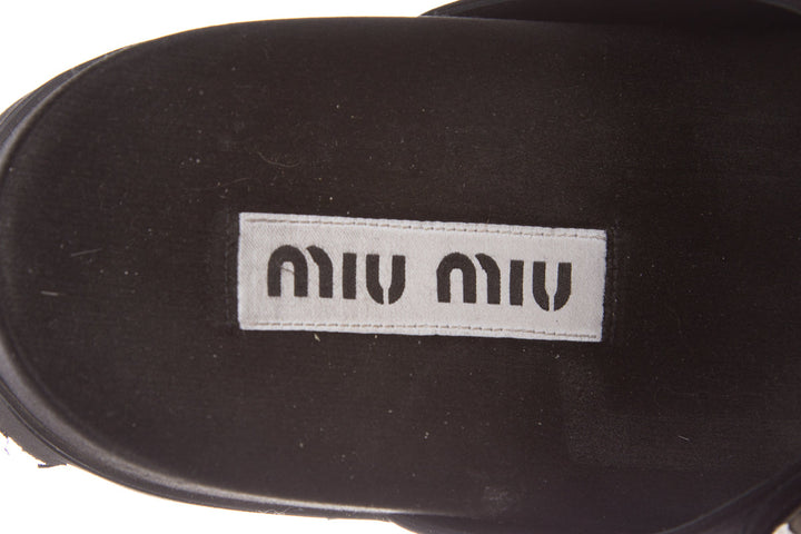 Miu Miu Black Sandals SZ 39