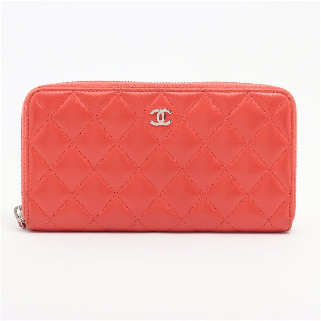 Top Quality Chanel Matrasse  Round  Wallet Red Silver Gold