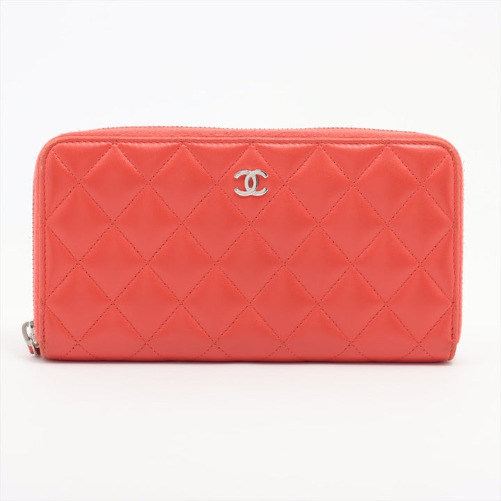 Top Quality Chanel Matrasse  Round  Wallet Red Silver Gold