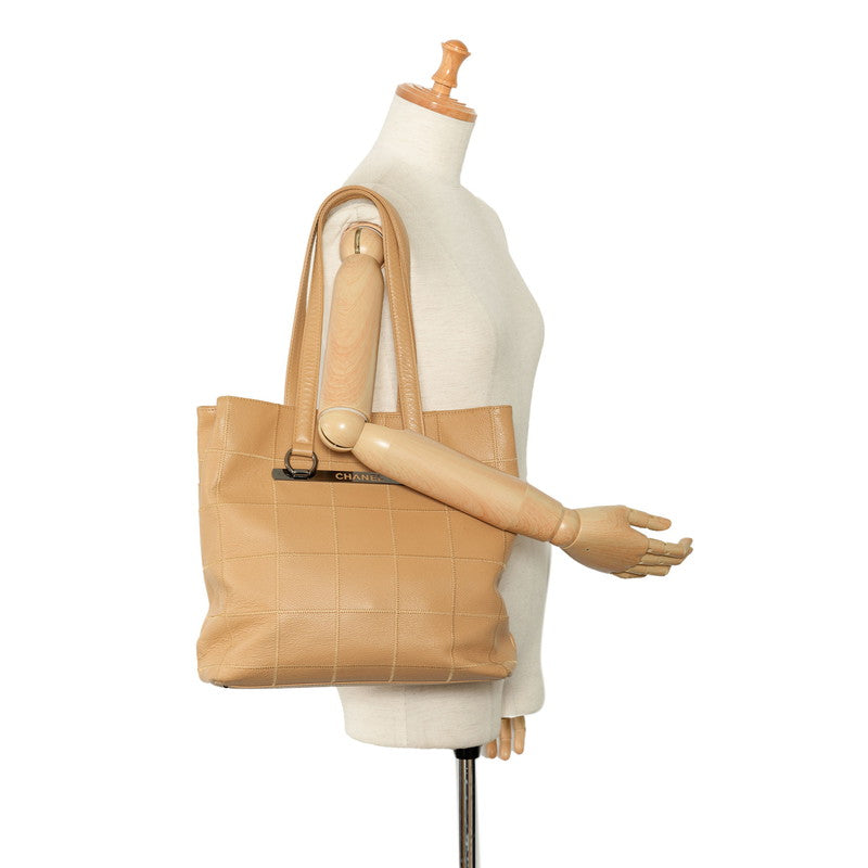 Top Quality Chanel Chocolate Bar  Bag houlder Bag Beige Caviar S  CHANEL