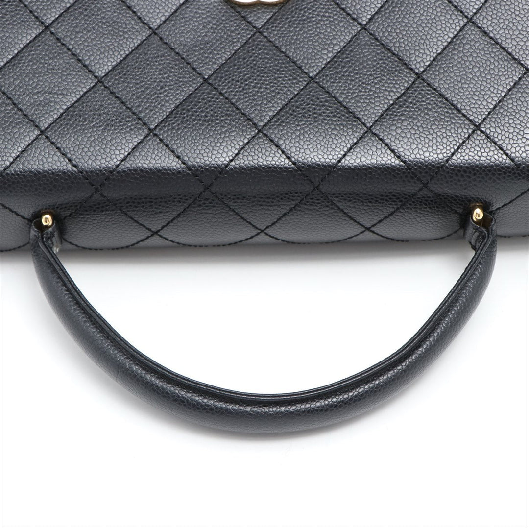 Top Quality Chanel Black Caviar Kelly Handbag