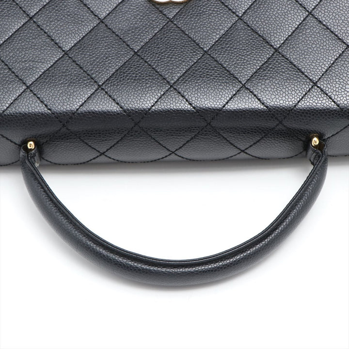 Top Quality Chanel Black Caviar Kelly Handbag
