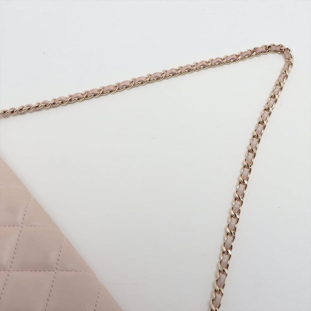 Top Quality Chanel Mattress kin Chain Shoulder Bag Pink Gold  15th