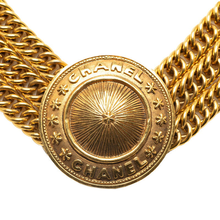 Top Quality Chanel Vintage 3 Series Chocker s Gold Makeup  CHANEL
