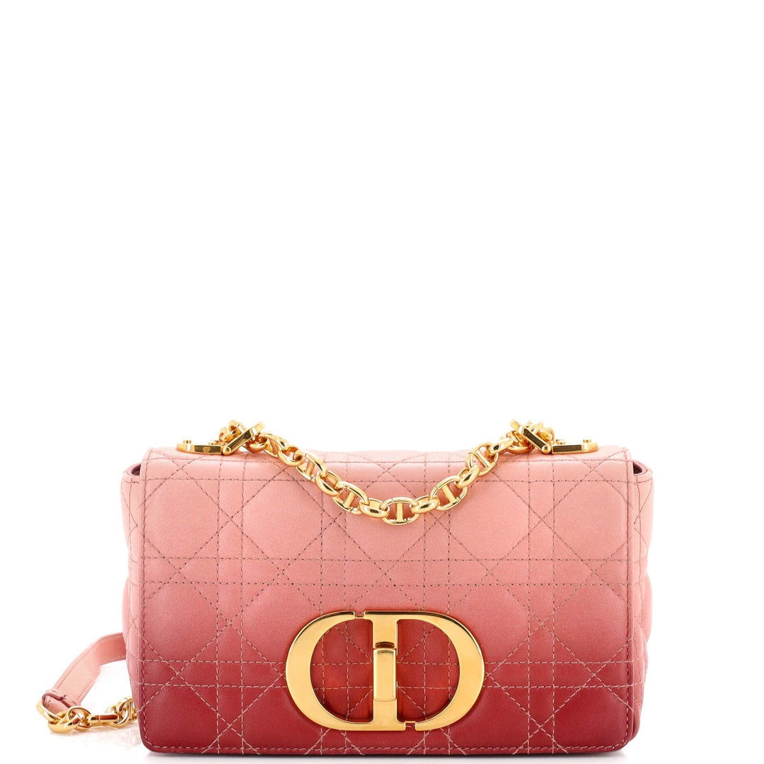 Top quality Dior Caro Bag Cannage Quilt Gradient Lambskin Small