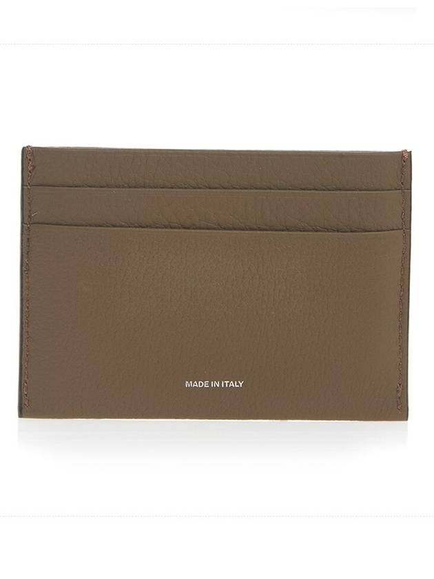 Burberry Grainy Leather Card Wallet Brown