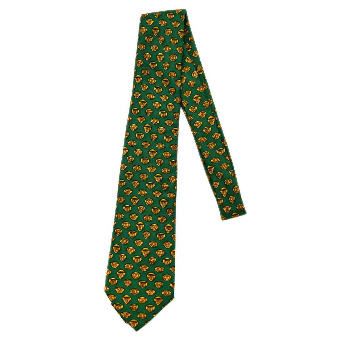 Top Quality Chanel Neck Tie Green Small New