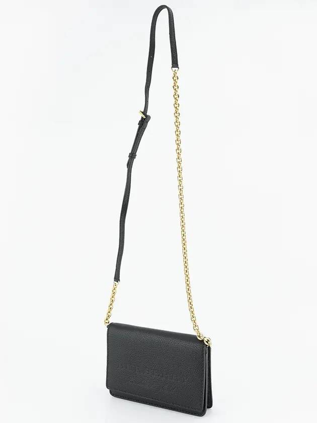 Burberry Hampshire Chain Cross Bag Black