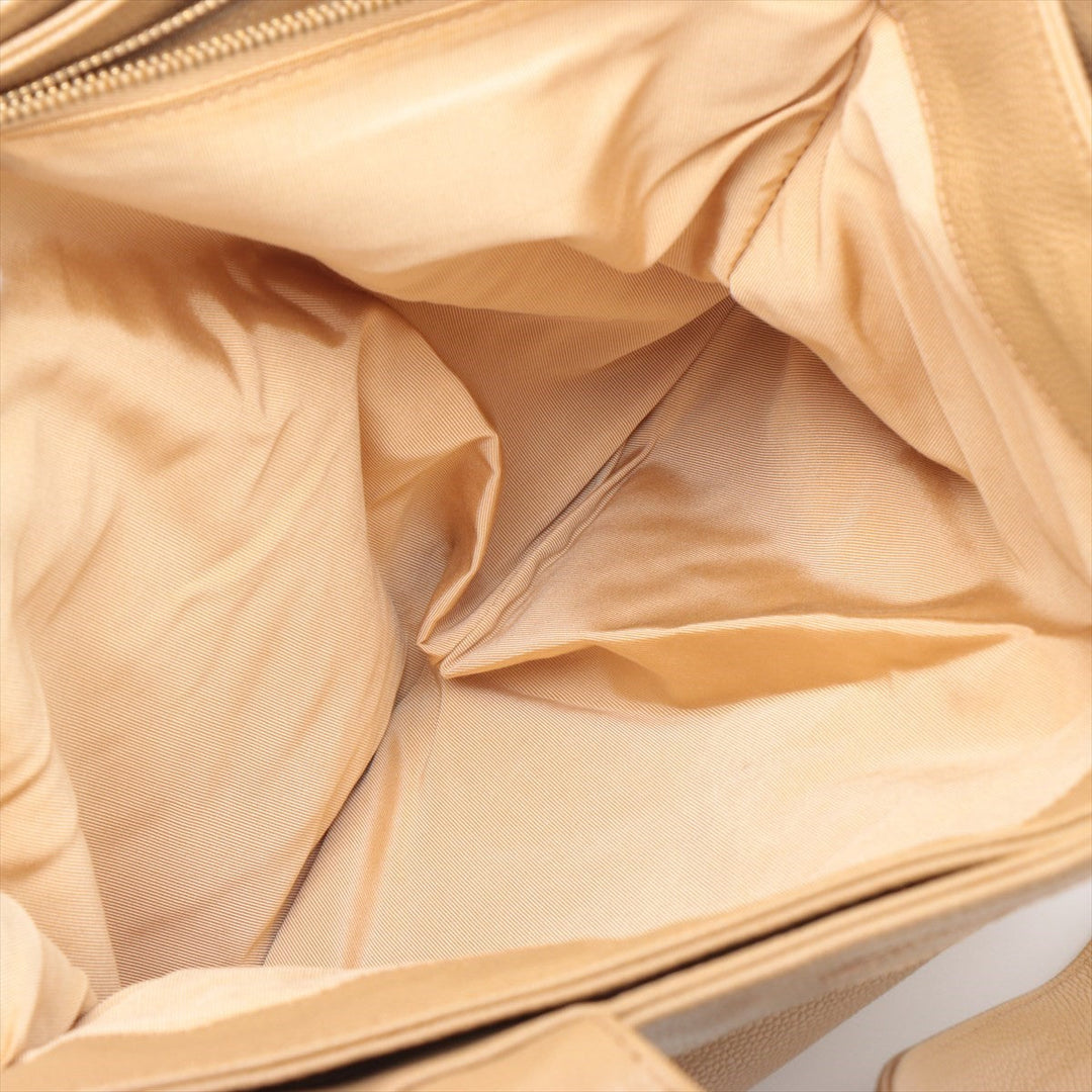 Top Quality Chanel Coco Caviar S Shoulder Bag Beige Gold  6th