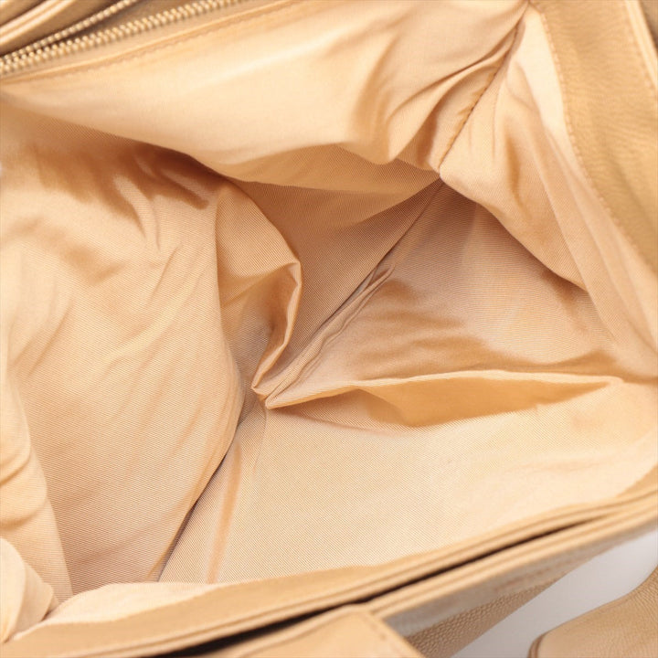 Top Quality Chanel Coco Caviar S Shoulder Bag Beige Gold  6th