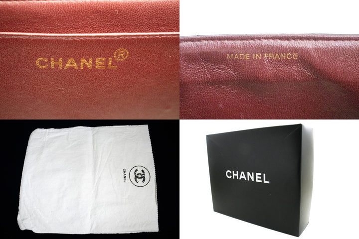 Top Quality Chanel Classic Large 11" Chain Shoulder Bag New Black Lambskin