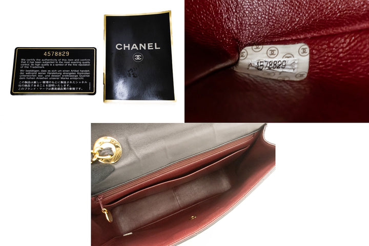 Top Quality Chanel Classic Large 11" Chain Shoulder Bag New Black Lambskin