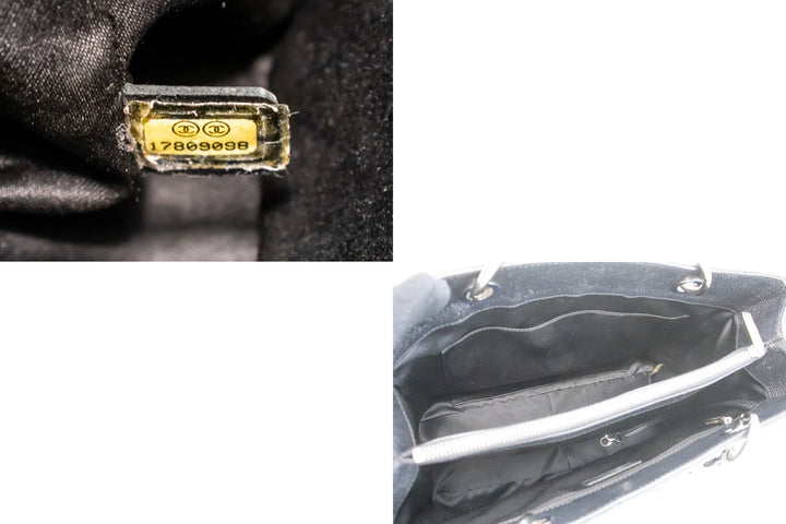 Top Quality Chanel Caviar GST 13" Grand Shopping Tote Chain Shoulder Bag Black