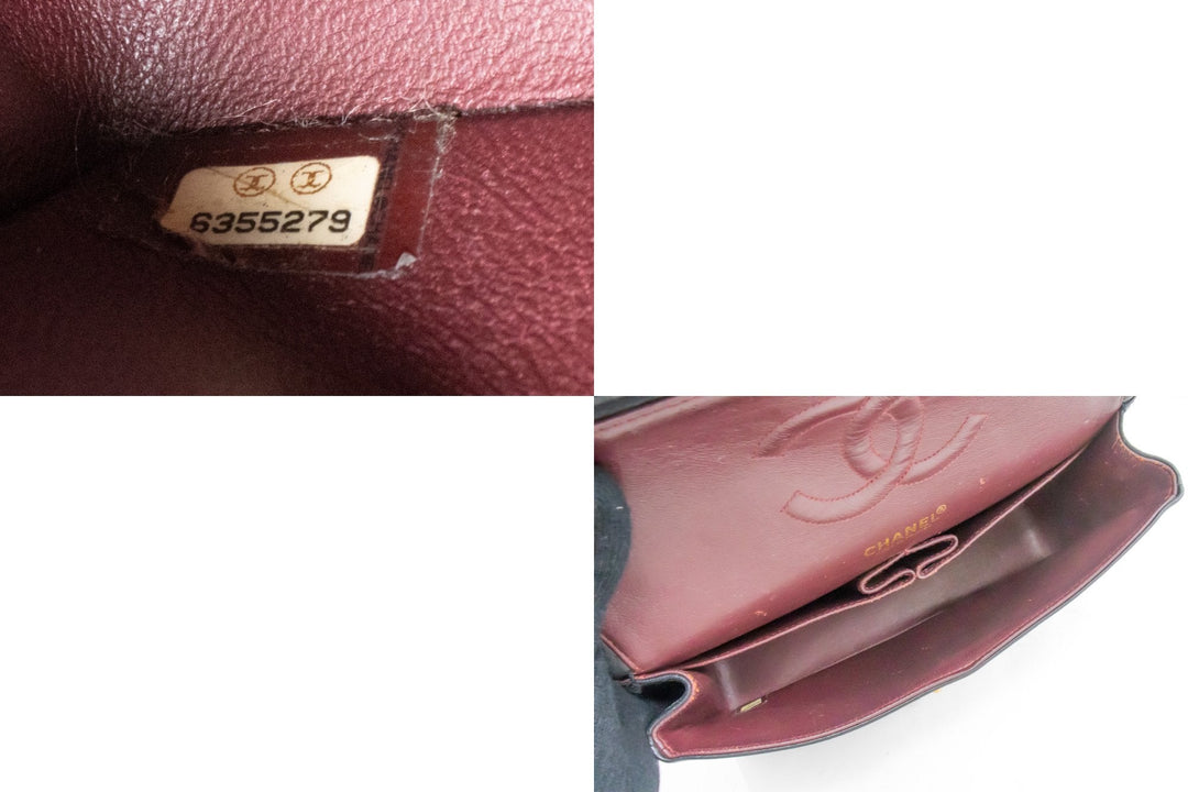 Top Quality Chanel Classic Double New Medium Chain Shoulder Bag Black Lamb