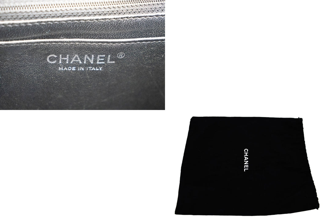 Top Quality Chanel Caviar Grained Calfskin New Chain Shoulder Bag Black 13"