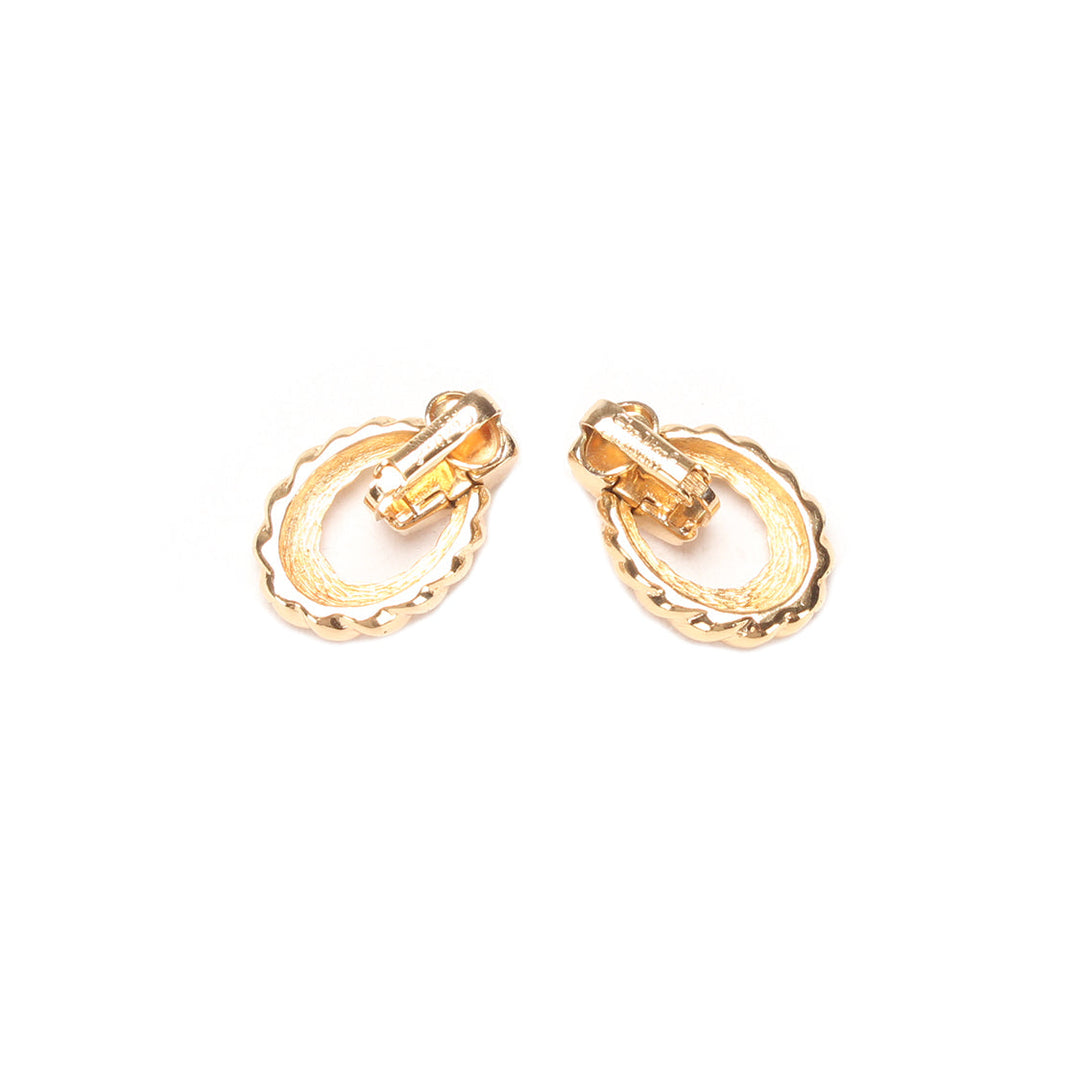 Top quality Dior Twisted Puff Door Knocker Earrings