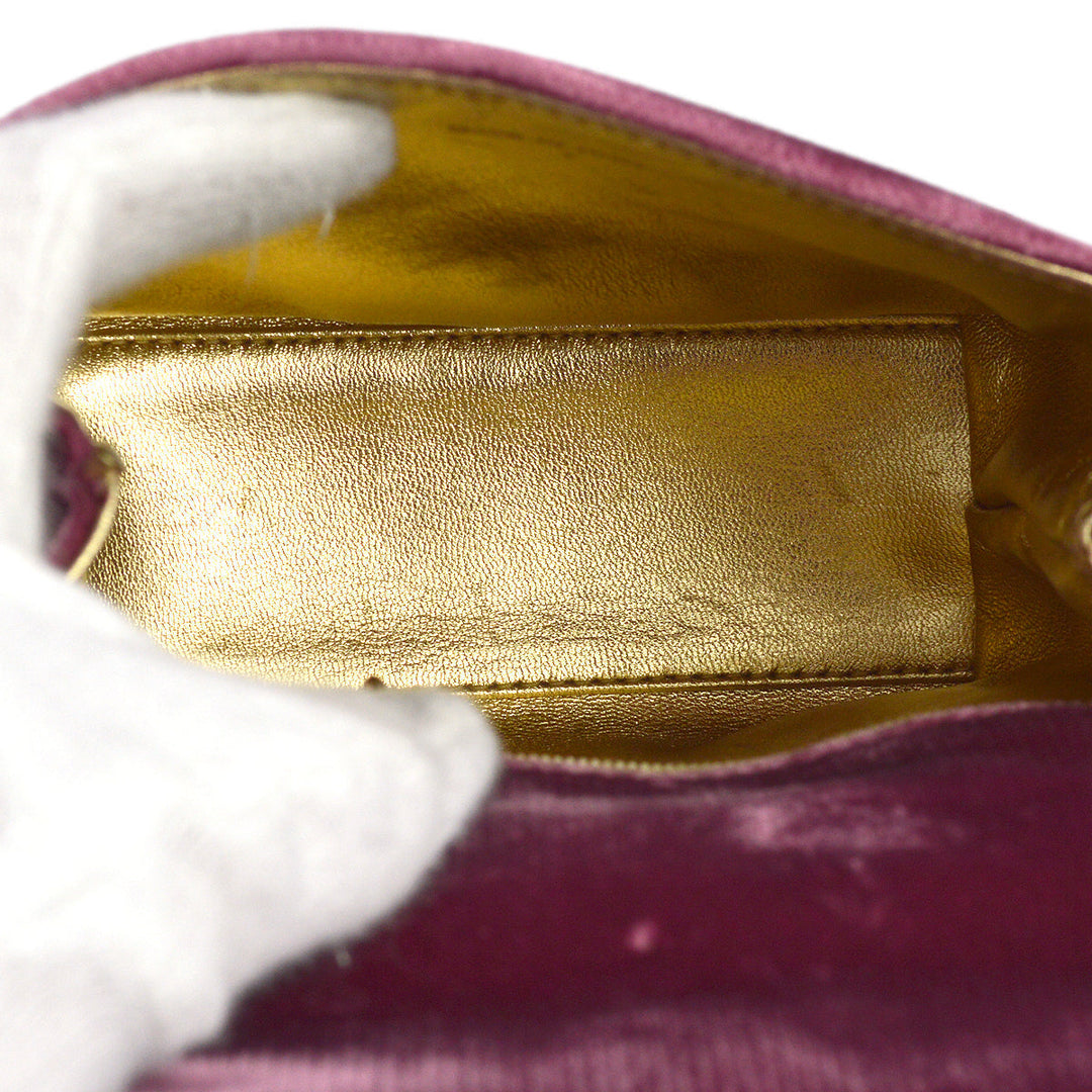 Top Quality Chanel 1994-1996 Pink Velvet Evening Bag