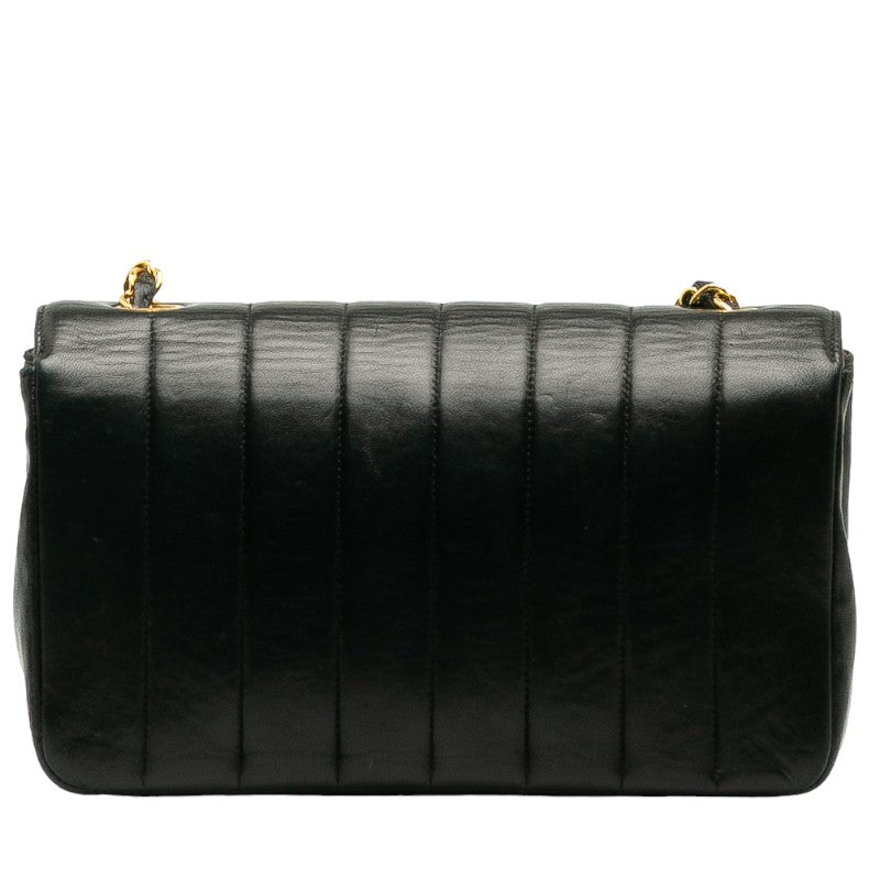 Top Quality Chanel Top Quality Chanel Mademoiselle Shoulder Bag Ram Skin Black