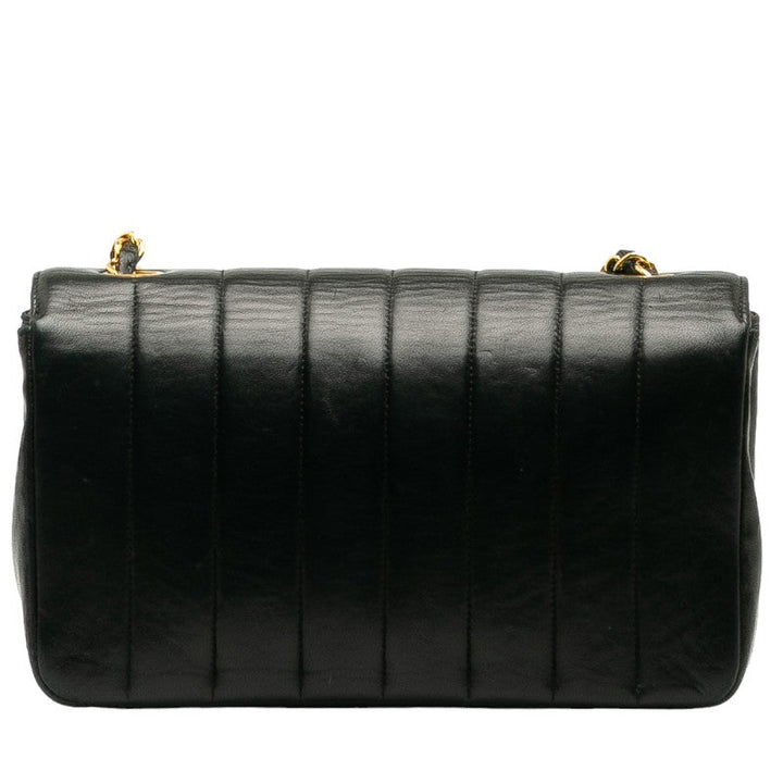 Top Quality Chanel Top Quality Chanel Mademoiselle Shoulder Bag Ram Skin Black