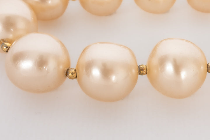 Collier de perles nacr√©es Top Quality Chanel 1990s
