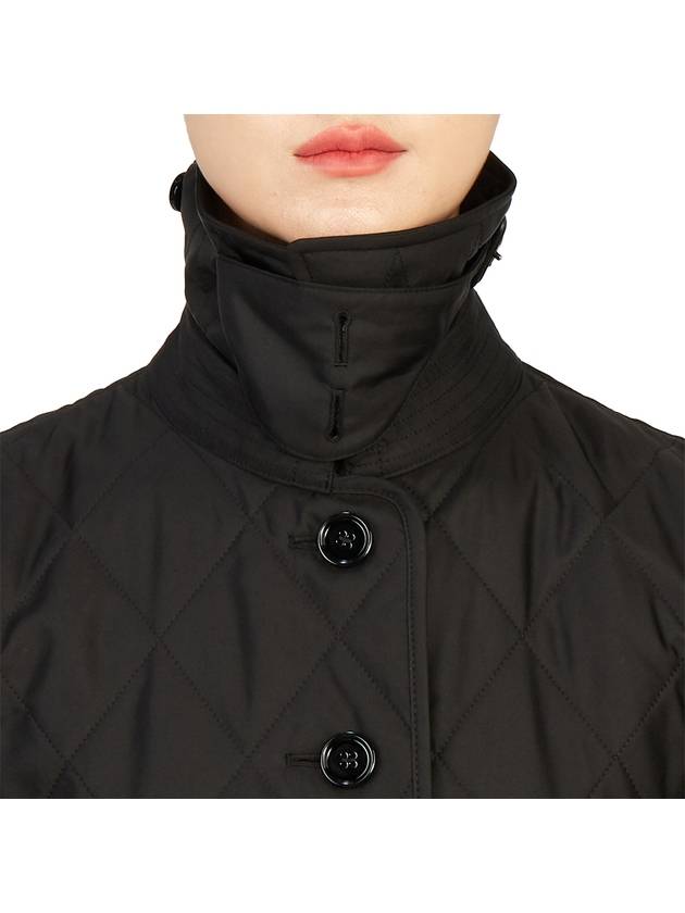 Burberry Diamond Quilted Thermoregulated Jacket Black