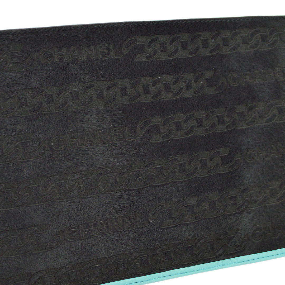 Top Quality Chanel Black Pony hair Chain Handbag