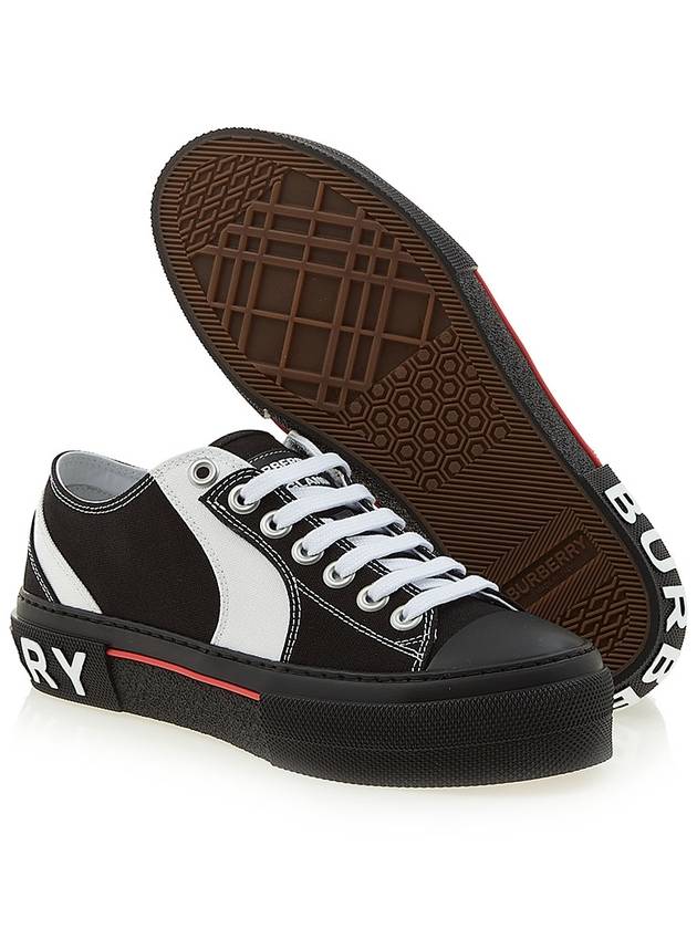 Top Quality Burberry Color Block Logo Detail Low Top Sneakers Black