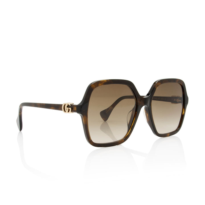 Gucci Interlocking GG Oversized Square Sunglasses