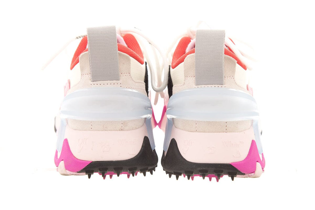 Off White "Odsy 2000" Pink Mixed Media Sneakers SZ 40