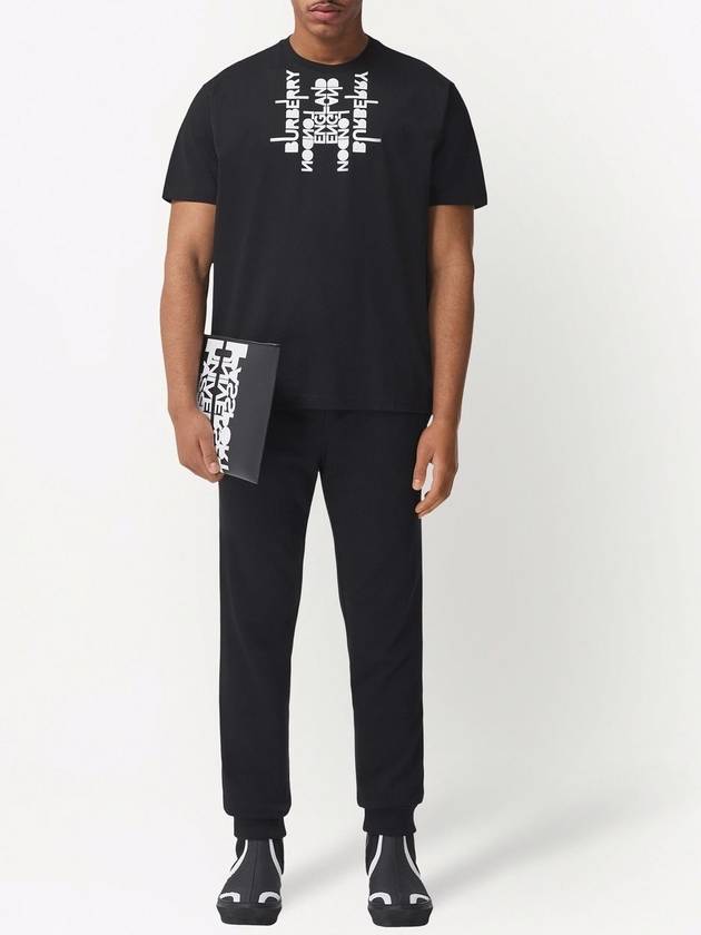 Burberry Logo Print Short Sleeve T-Shirt Black